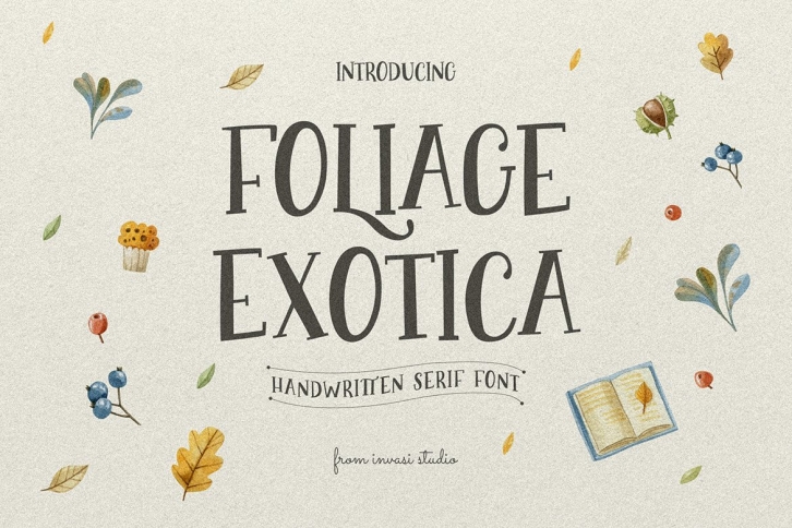 Foliage Exotica Font Download