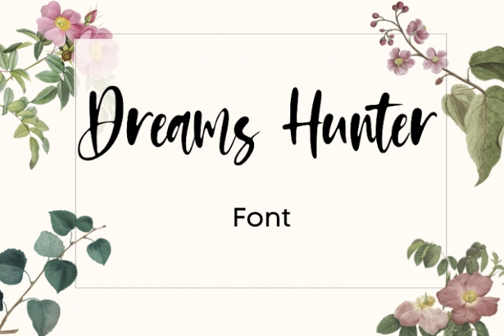 Dreams Hunter Font Download