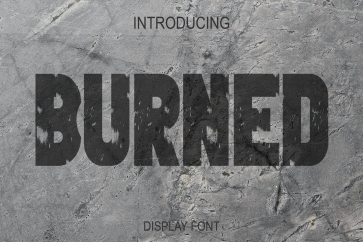 Burned Font Download
