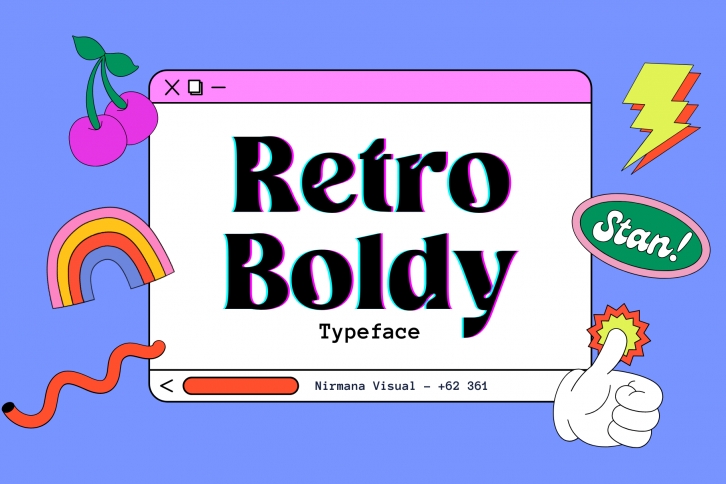 Retro Boldy Font Download