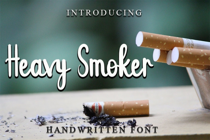 Heavy Smoker Font Download