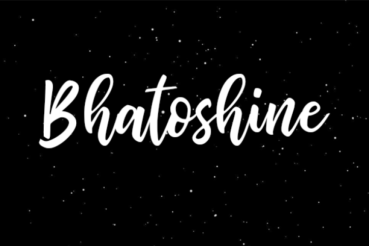 Bhatoshine Font Download