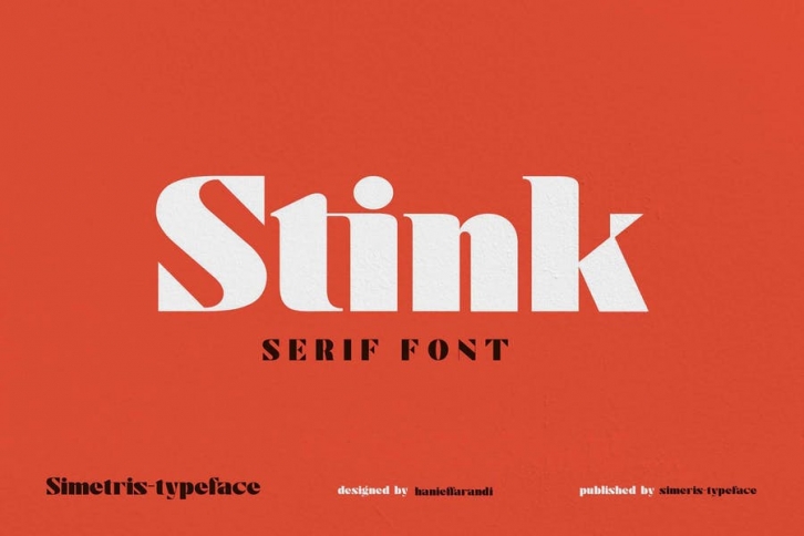 Stink - Bold Serif Font Font Download
