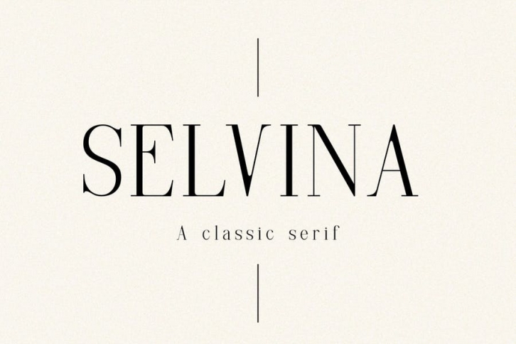 Selvina | a classic serif Font Download
