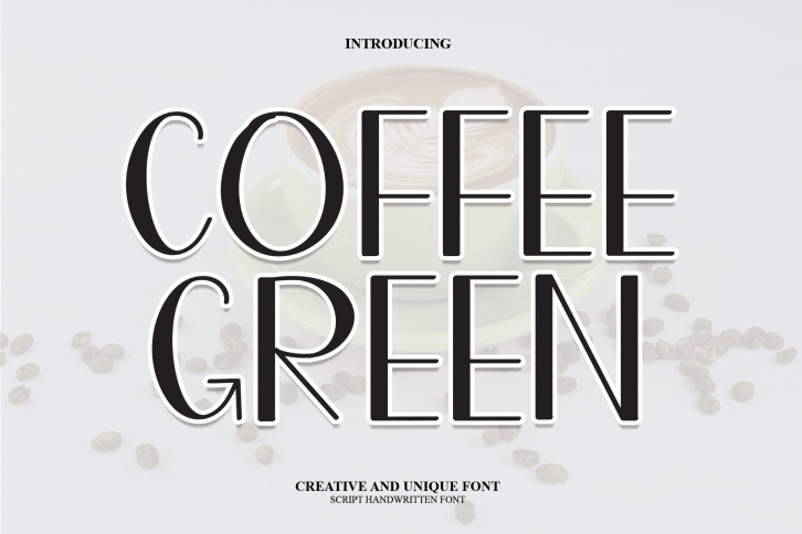 Coffee Green Font Download