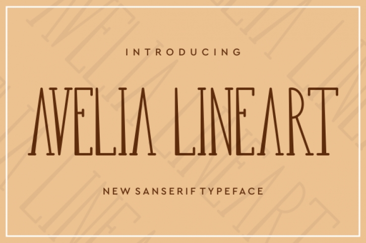 Avelia Lineart Font Download