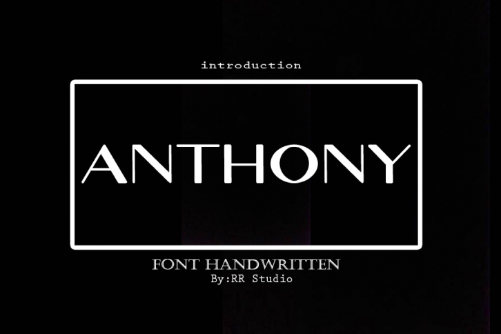 Anthony Font Download