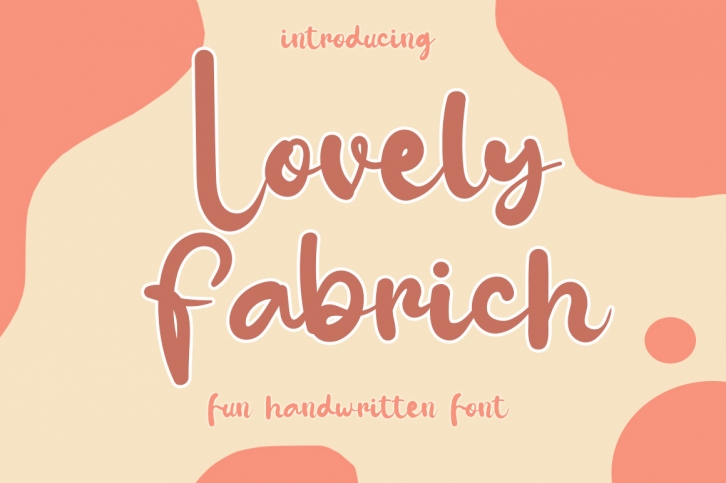 Lovely Fabrich Font Download