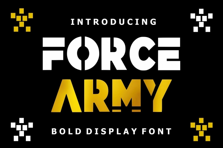 Force Army Font Download