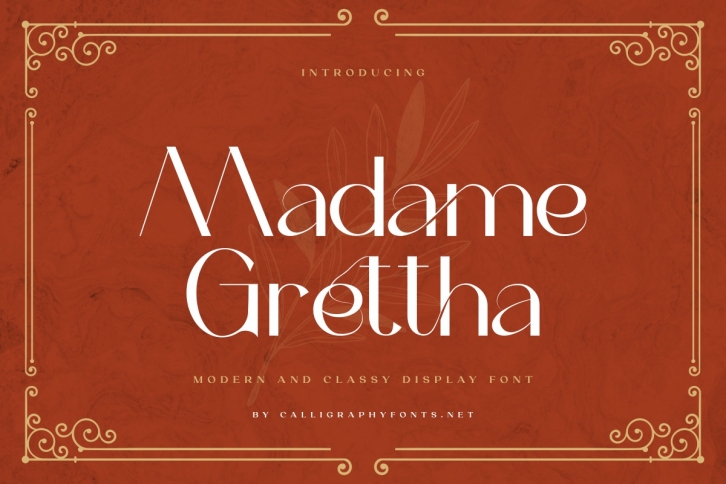 Madame Grettha Font Download