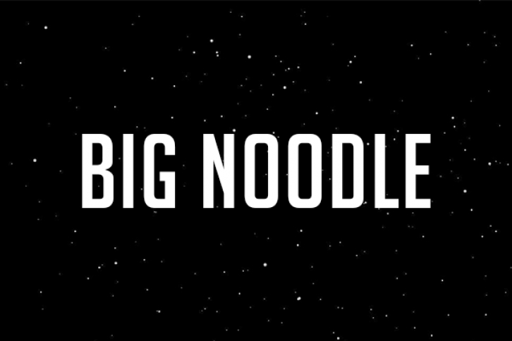 Big Noodle Font Download