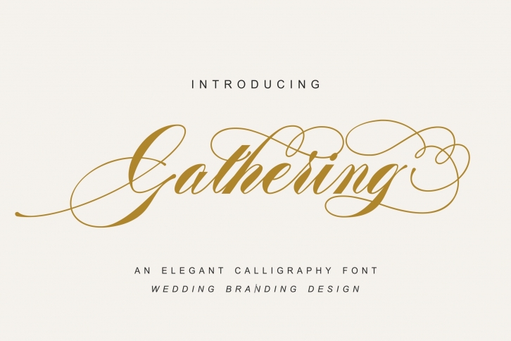 Gathering Font Download