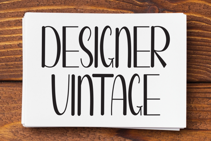 Designer Vintage Font Download