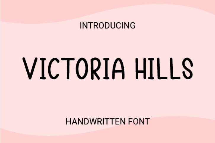 Victoria Hills Font Download