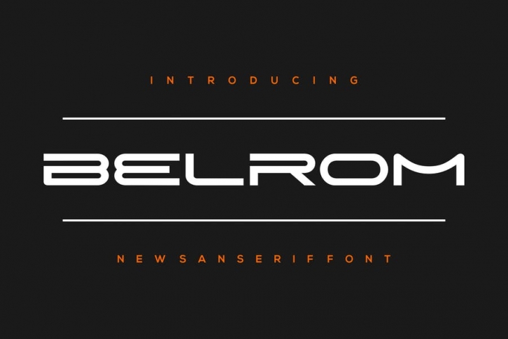 Belrom Font Font Download