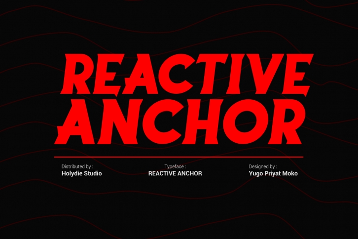 Reactive Anchor Font Download