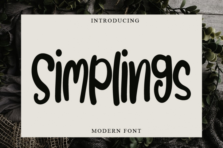 Simplings Font Download