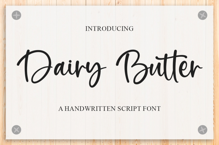 Dairy Butter Font Download