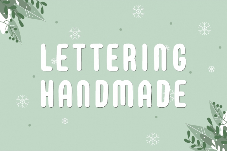 Lettering Handmade Font Download