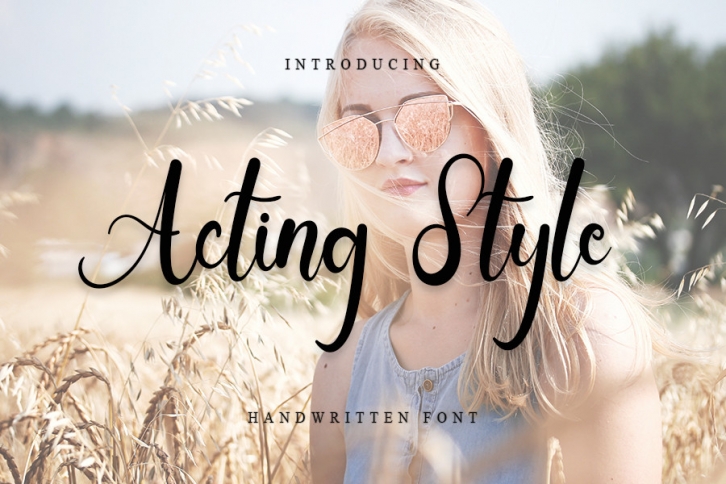 Acting Style Font Download