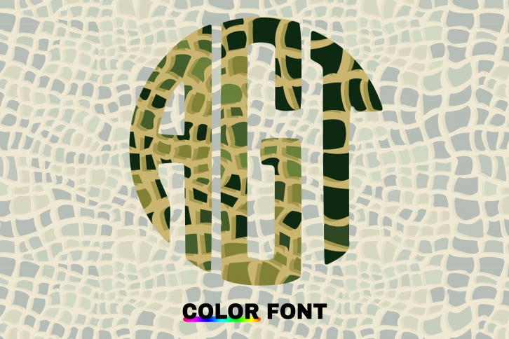 Alligator Circle Font Download