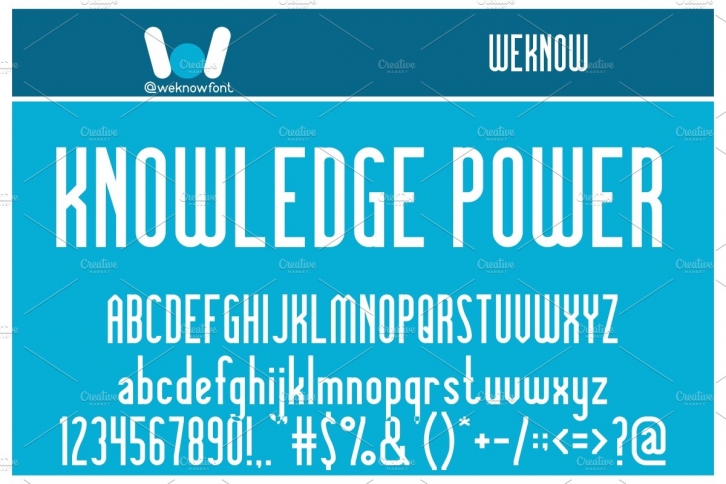 Knowledge power font Font Download