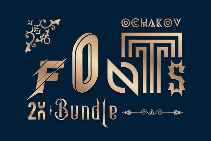 The Ochakov s Bundle Font Download