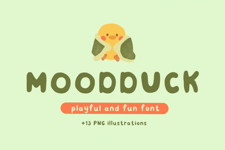 Moodduck Playful Handwritten Font Download