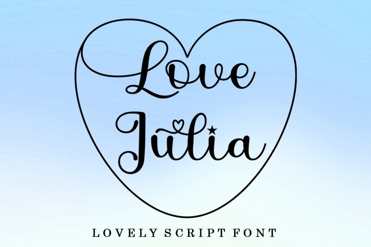 Love Julia Script Font Download