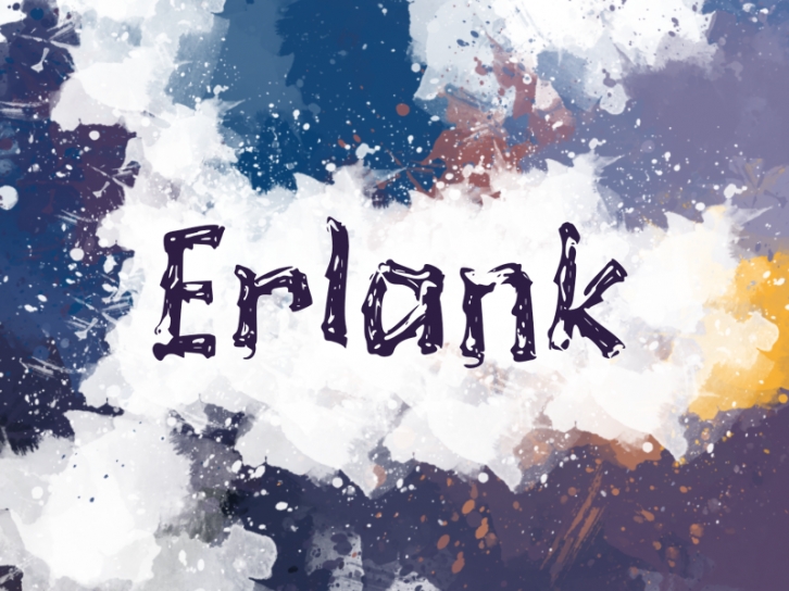 E Erlank Font Download