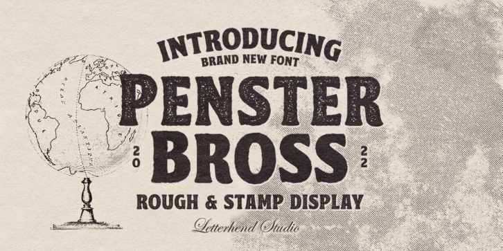 Penster Bross Rough Font Download