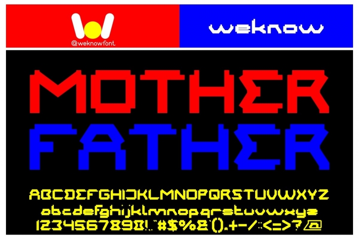Mother Father Font Download