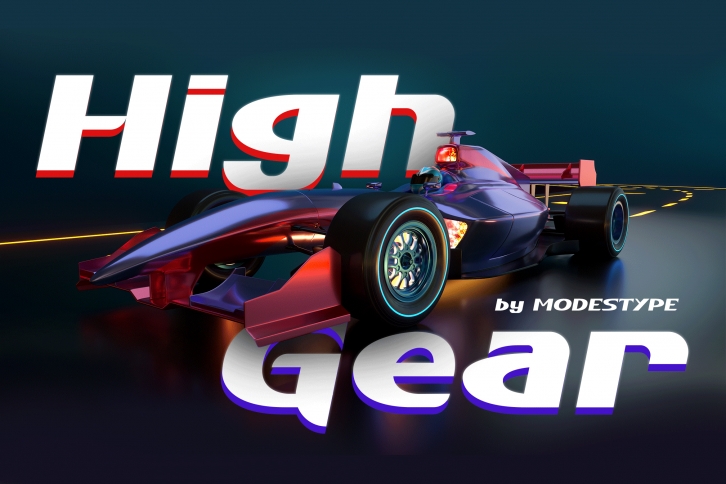 High Gear Font Download
