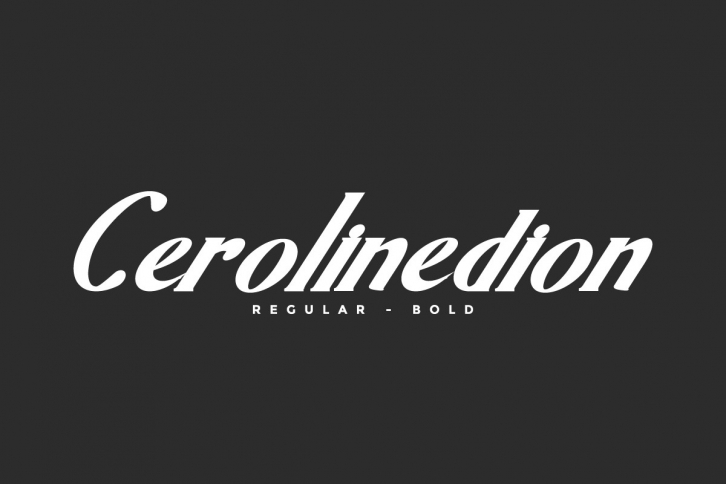 Cerolinedion Font Download