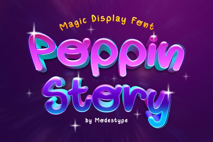 Poppin Story Font Download
