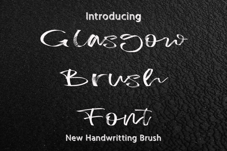 Glasgow Brush Font Download