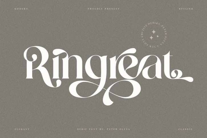 Ringreat Decorative Serif Font Font Download