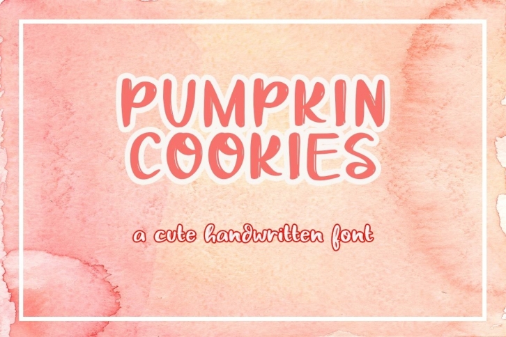 Pumpkin Cookies Font Download