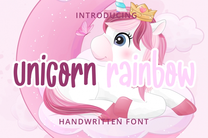 Unicorn Rainbow Font Download