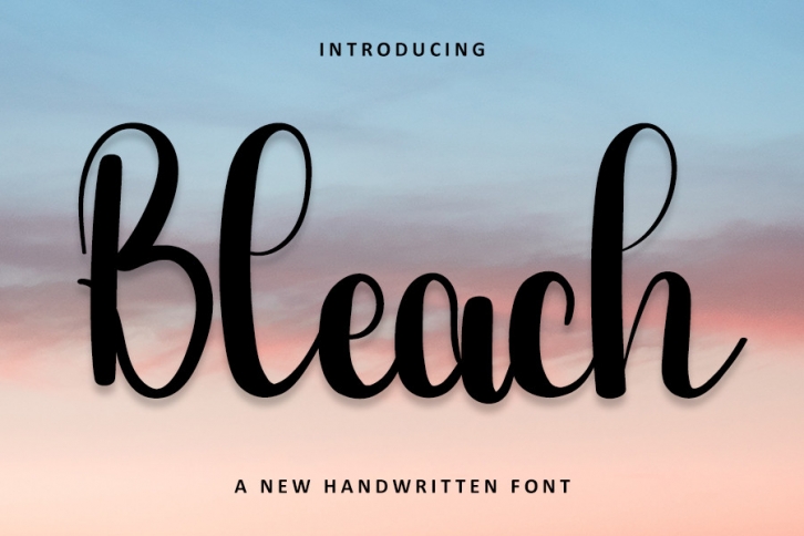 Bleach Font Download