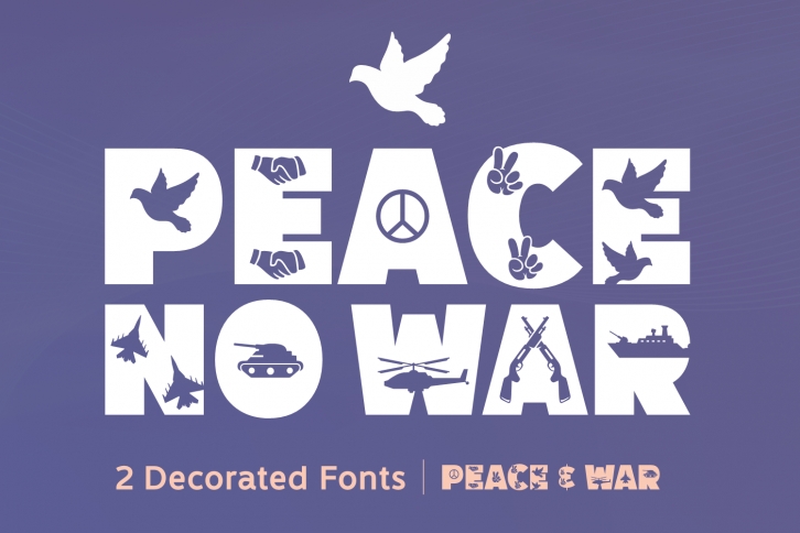 Peace No War Font Download