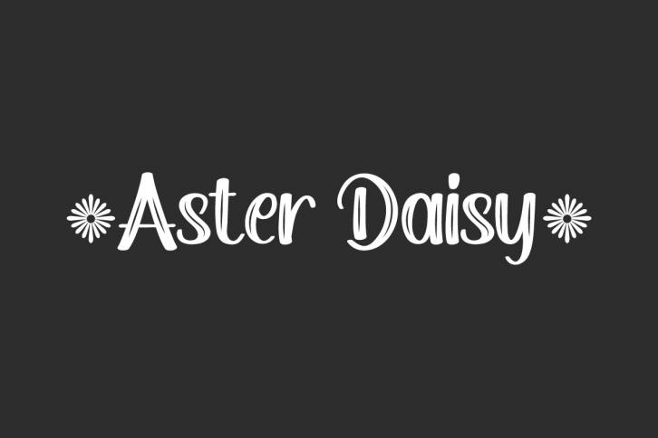 Aster Daisy Font Download