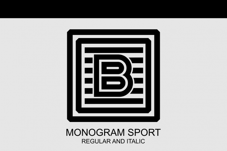 Monogram Sport Font Download