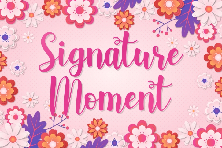 Signature Moment Font Download