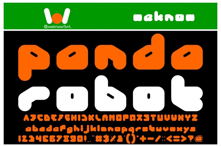Panda Robot Font Download