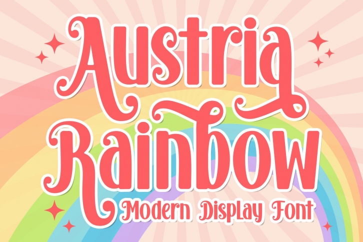 Austria Rainbow Font Download