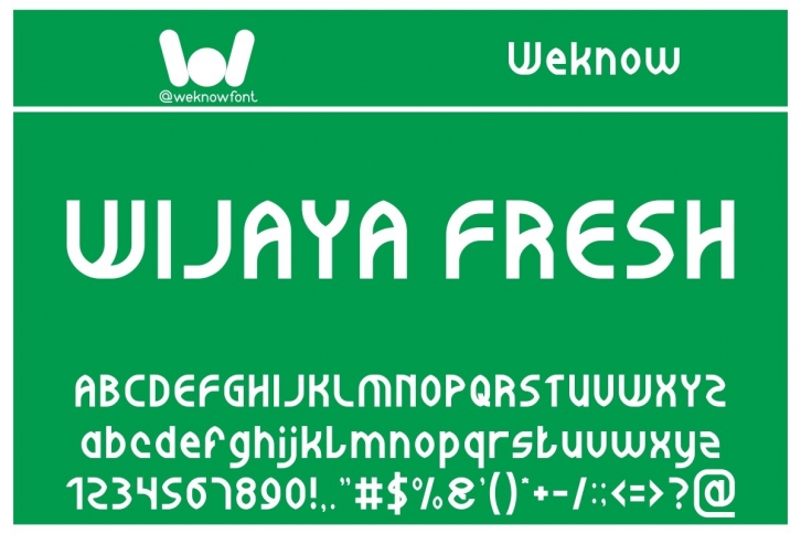 Wijaya Fresh Font Download