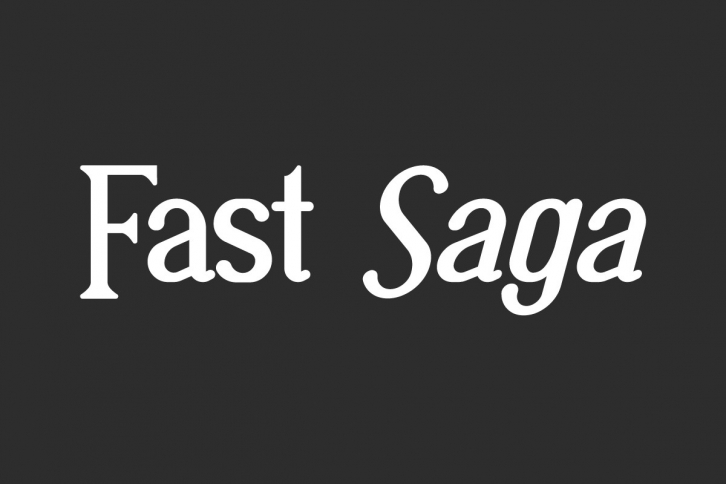 Fast Saga Font Download