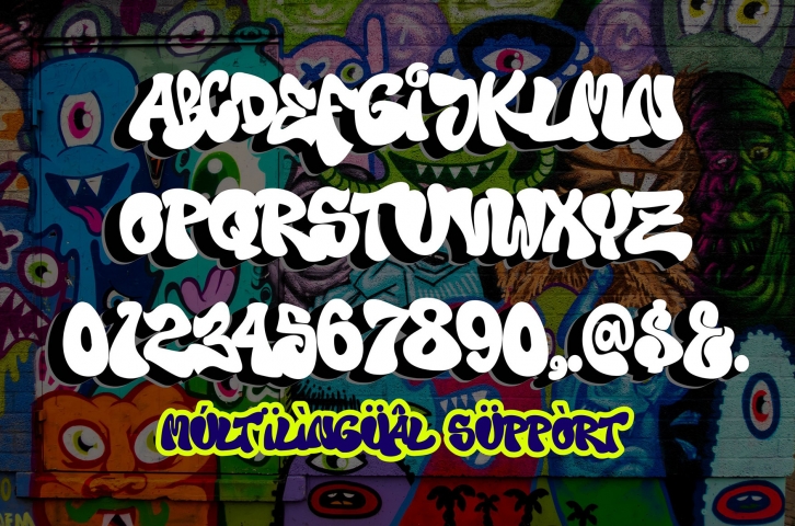 Wild Hustle Graffiti Font Download