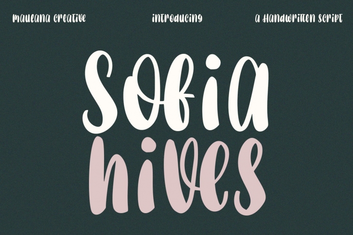 Sofia Hives Handwritten Script Font Download